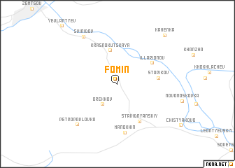 map of Fomin