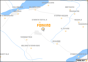 map of Fomkino