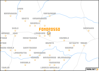 map of Fomorosso