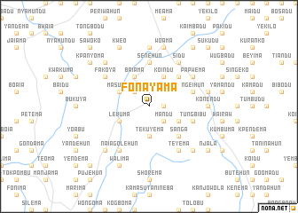 map of Fonayama