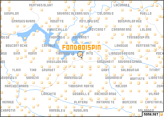 map of Fond Bois Pin