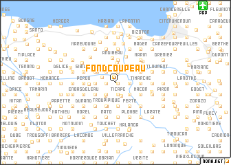 map of Fond Coupeau