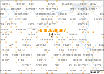 map of Fond de Biaury