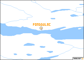 map of Fond-du-Lac