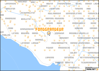 map of Fond Grandeur