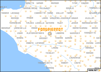 map of Fond Pierrot