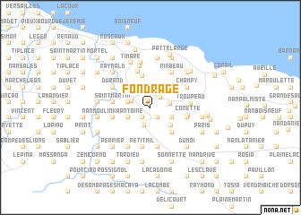 map of Fond Ragé