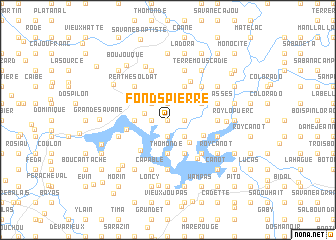 map of Fonds Pierre