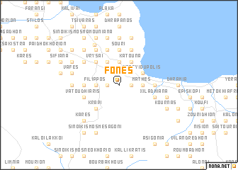 map of Fonés