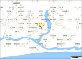 map of Fonji