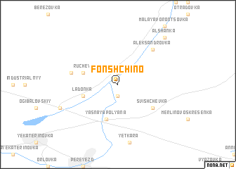 map of Fonshchino