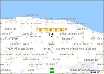 map of Fontaine-Henry