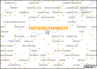 map of Fontaine-les-Ribouts