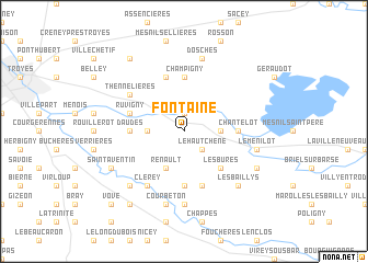 map of Fontaine