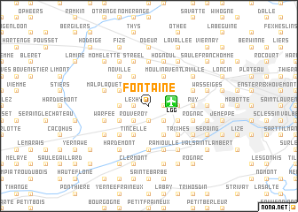 map of Fontaine