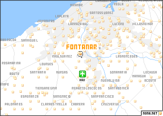 map of Fontanar
