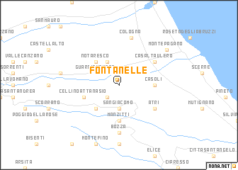 map of Fontanelle