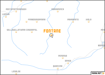 map of Fontane