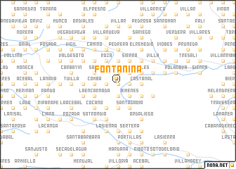 map of Fontanina