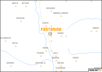 map of Fontanīna