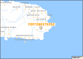 map of Fonte Bastardo