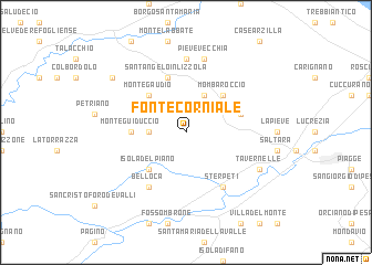 map of Fontecorniale