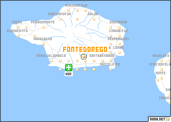 map of Fonte do Rego