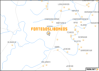 map of Fonte dos Libomeos