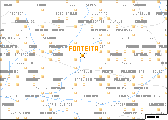 map of Fonteita