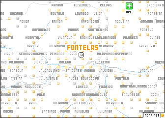 map of Fontelas