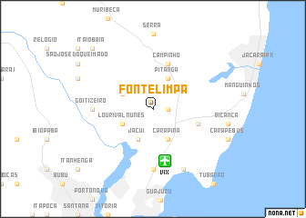 map of Fonte Limpa