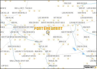 map of Fontemeurant