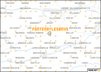 map of Fontenay-lès-Briis