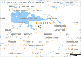 map of Fontenelles