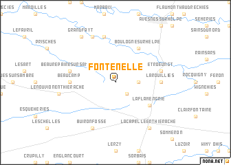 map of Fontenelle