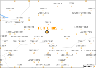 map of Fontenois