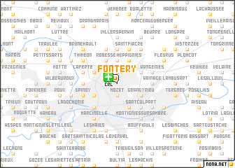 map of Fontery