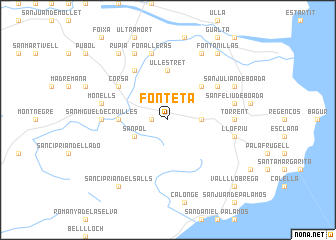 map of Fonteta