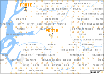 map of Fonte