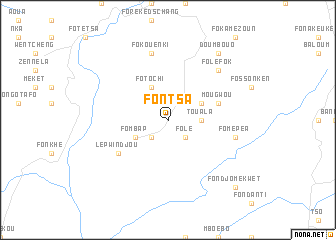 map of Fontsa