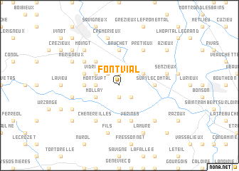 map of Fontvial