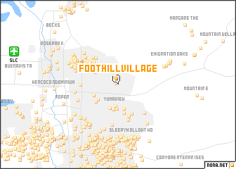 map of Foothill Village