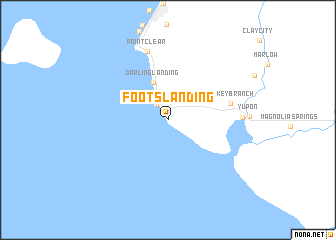 map of Foots Landing