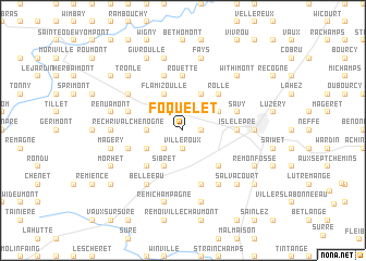 map of Foquelet