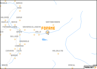 map of Forame