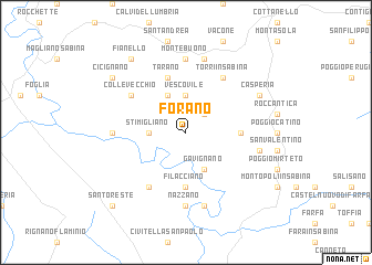 map of Forano