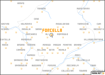 map of Forcella