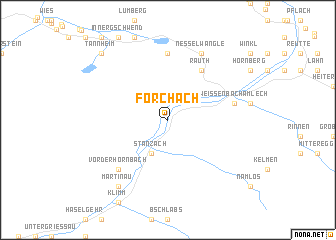 map of Forchach