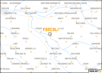 map of Forcoli