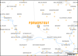 map of Förderstedt